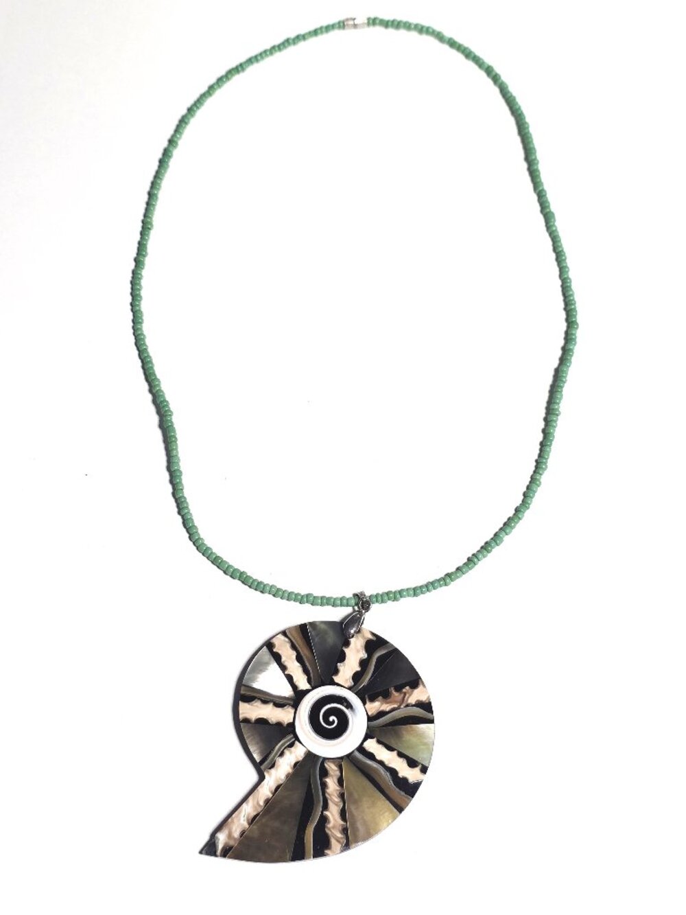 Shiva eye shell pendant necklace - please read carefully